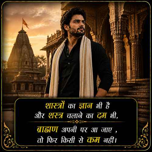 Best 101+ Brahman Shayari 2 Line Attitude In Hindi